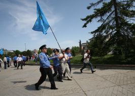 Задержание участников голодовки