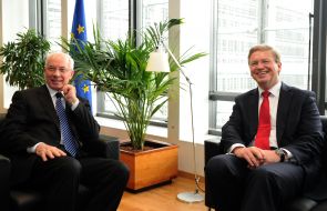 Николай Азаров и Штефан Фюле