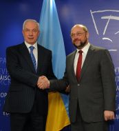 Николай Азаров и Мартин Шульц