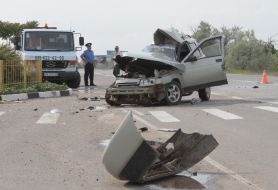 Последствия ДТП в Крыму