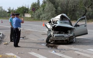 Последствия ДТП в Крыму