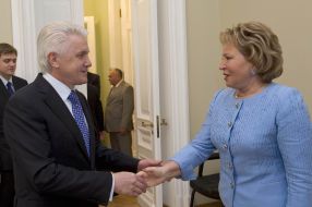 Vladimir Litvin and Valentina Matvienko