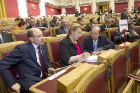 Members of the Ukrainian delegation
