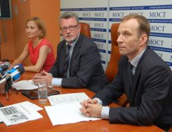 Алина Сигда, Эрик Франке и Юрий Швец 