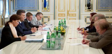 Viktor Yanukovich and Marina Stavniychuk