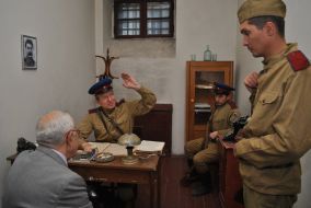 Visitor of exhibition