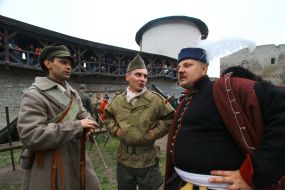 Участники военно-исторического общества