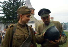 Участники военно-исторического общества