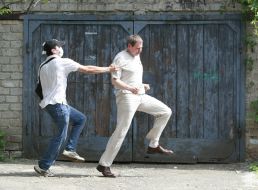 Unknown hit in the mask Maxim Kasyanchuk