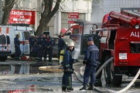 Fire on storage of second hands