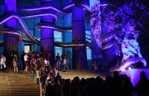 Visitors to the National Art Museum