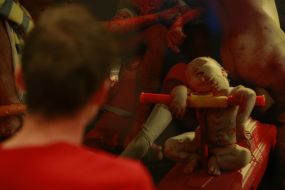 Painting Arsene Savadov series "The Book of the Dead"