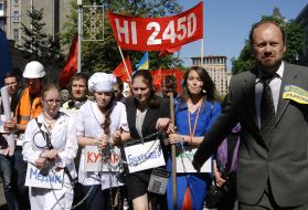 All-Ukrainian action of protest against the new Labour Code