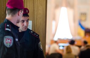 Employees of the judicial police "Griffon"