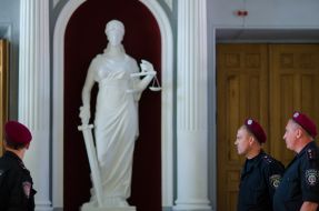 Employees of the judicial police "Griffon"