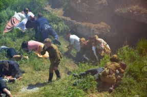 Reconstruction of the historic battle at the "Well of Life"