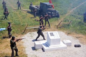 Reconstruction of the historic battle at the "Well of Life"