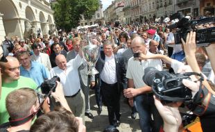 Official presentation of Cup of Euro-2012 in Lvov