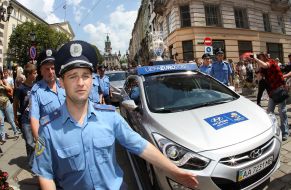 Official presentation of Cup of Euro-2012 in Lvov