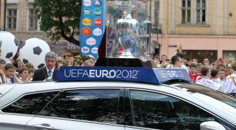 Official presentation of Cup of Euro-2012 in Lvov