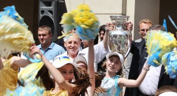 Official presentation of Cup of Euro-2012 in Lvov