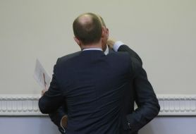 Arseniy Yatsenyuk and Roman Zvarych