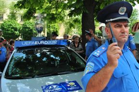 Official presentation of Cup of Euro-2012 in Lvov