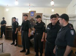 Employees of the judicial police "Griffon"