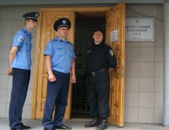 Near the Central District Court of Nikolaev