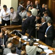 Fight between people's deputies