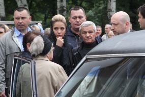 Evgeniya Timoshenko and Alexandr Turchinov