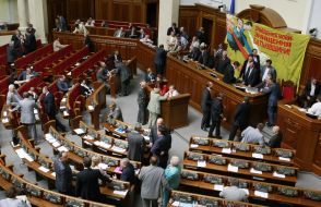 Deputies from opposition in the presidium of parliament