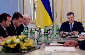 Sergey Lyovochkin, Nikolay Azarov and Viktor Yanukovich