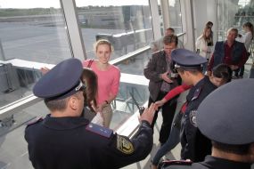 Check airport terminal throughput