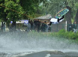 Участник катаний на канатной дороге