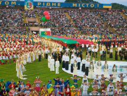 Participants of festive show
