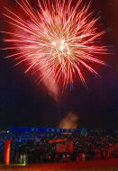 Celebratory fireworks