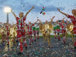 Participants of festive show