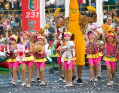 Participants of festive show