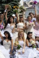 Participants of 4th Parade of brides