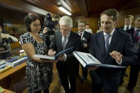 Vladimir Litvin and Sergey Naryshkin