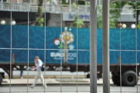 On the territory of the fan-zone Euro 2012