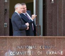 Sergey Bubka and Grigiriy Surkis