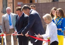 Sergey Bubka, Viktor Yanukovich and Nina Bocharova