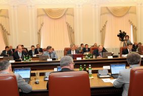 Cabinet of Ukraine session participants