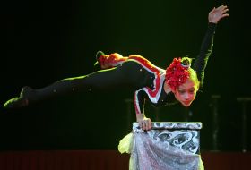 Girl performs "Tango of Passion"