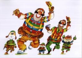 Кадр з мультфільму "Пригоди капітана Врунгеля"