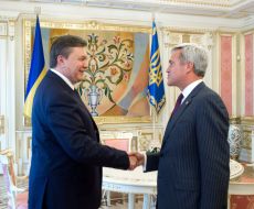 Viktor Yanukovich and Franz Muller