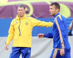 Oleg Blokhin and Andrey Shevchenko