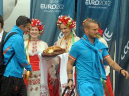 Rafael van der Vaart and Wesley Sneijder